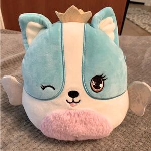 NWT Squishmallow Mystery Squad PRINCESS CORGI Limited Edition Plush